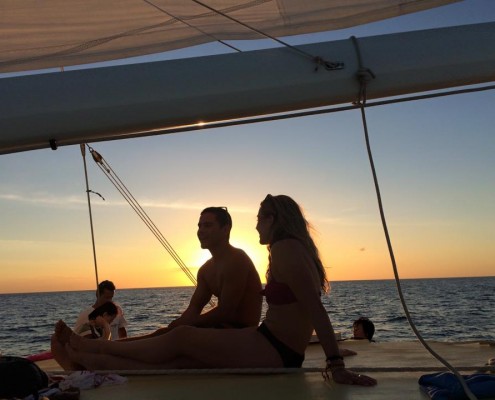 Catamaran Cruise at Sunset