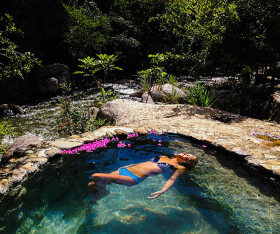 Hot springs at Cañon de la Vieja