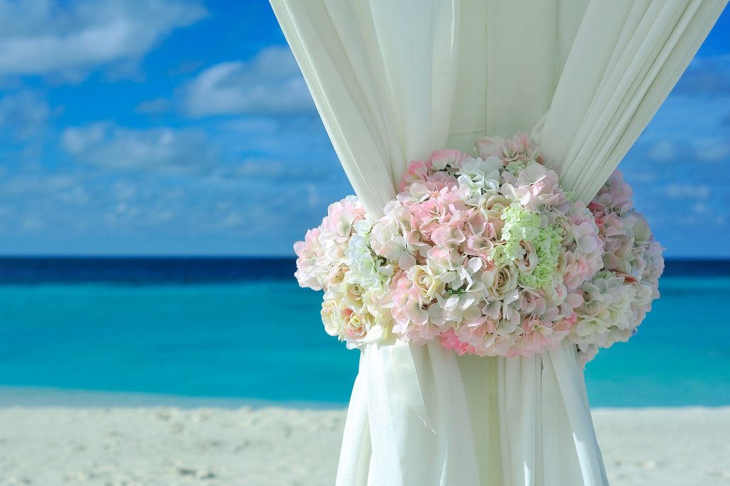 tropical blooms for Costa Rica beach weddings